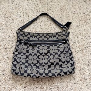 Coach | Black & Tan | Shoulder Purse Bag